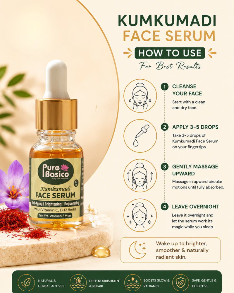 Pure Basico Kumkumadi Serum - Image 5
