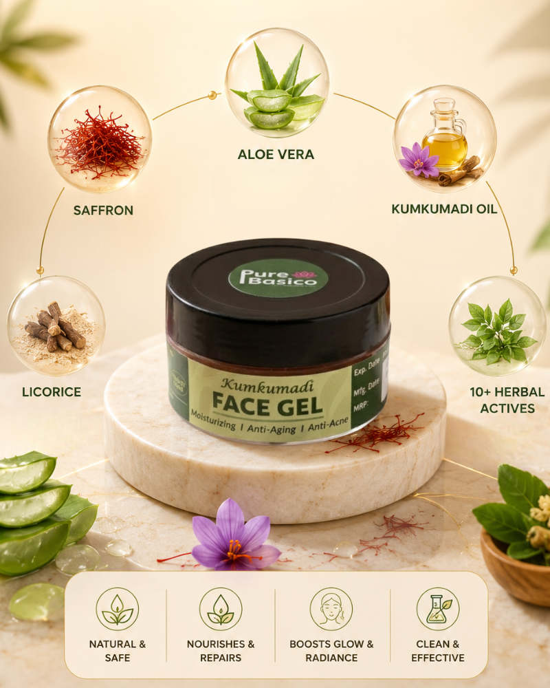 Pure Basico Kumkumadi Face Gel - Image 2