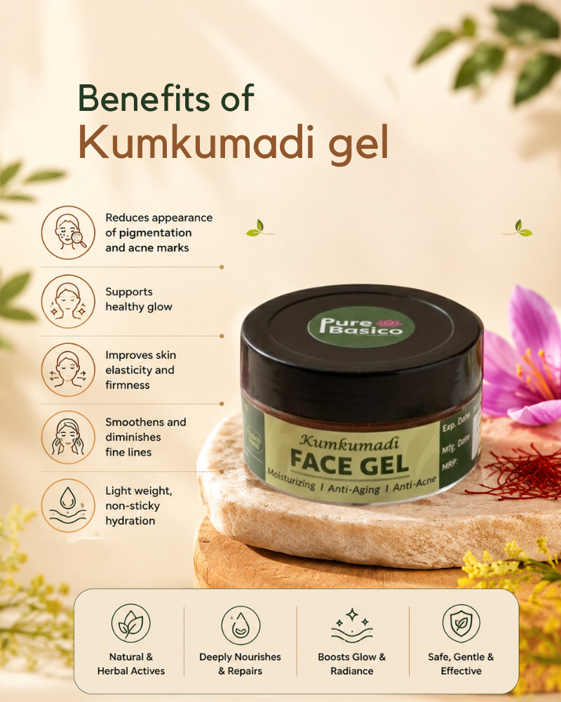 Pure Basico Kumkumadi Face Gel - Image 3