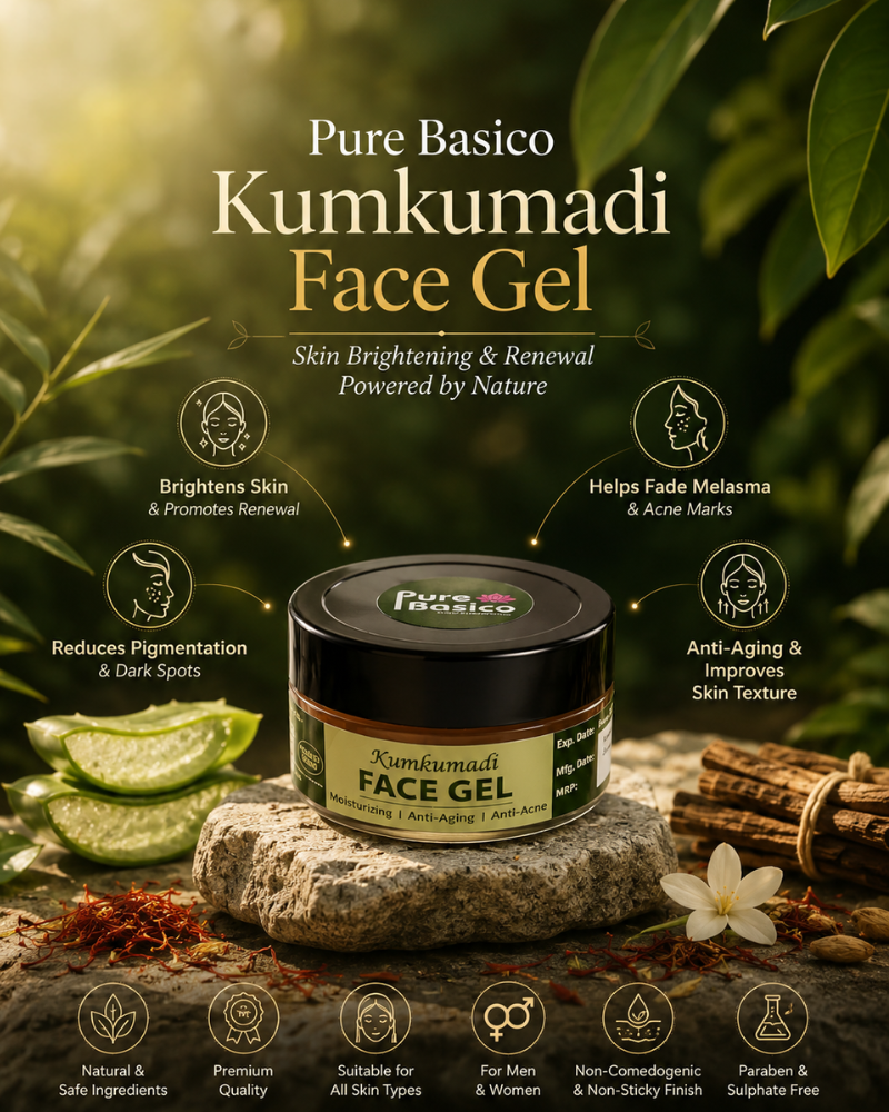 Pure Basico Kumkumadi Face Gel - Image 4