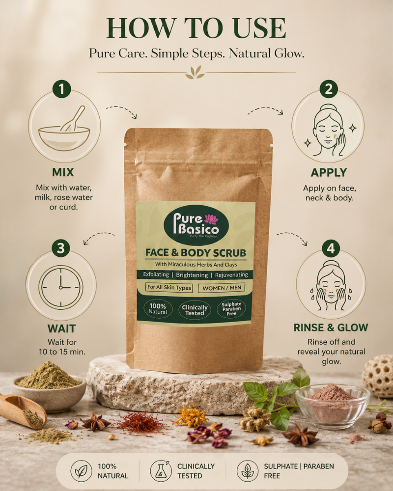 Pure Basico Face & Body Scrub - Image 3