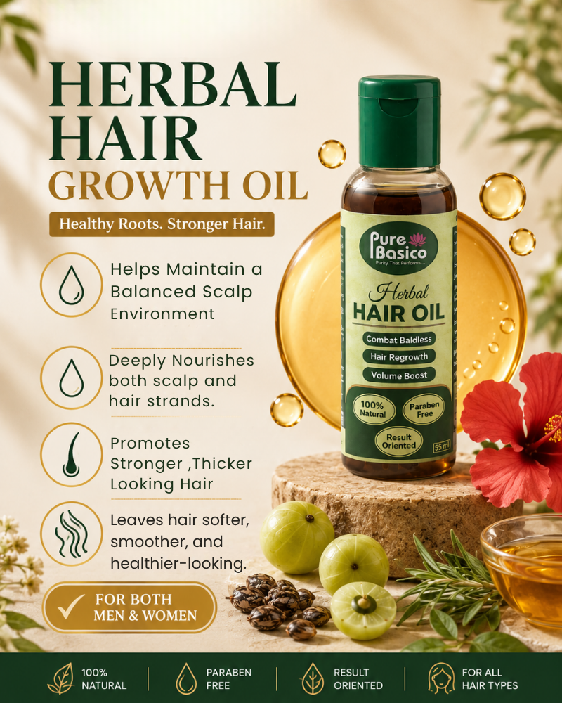 Pure Basico Herbal Hair Oil - Image 5