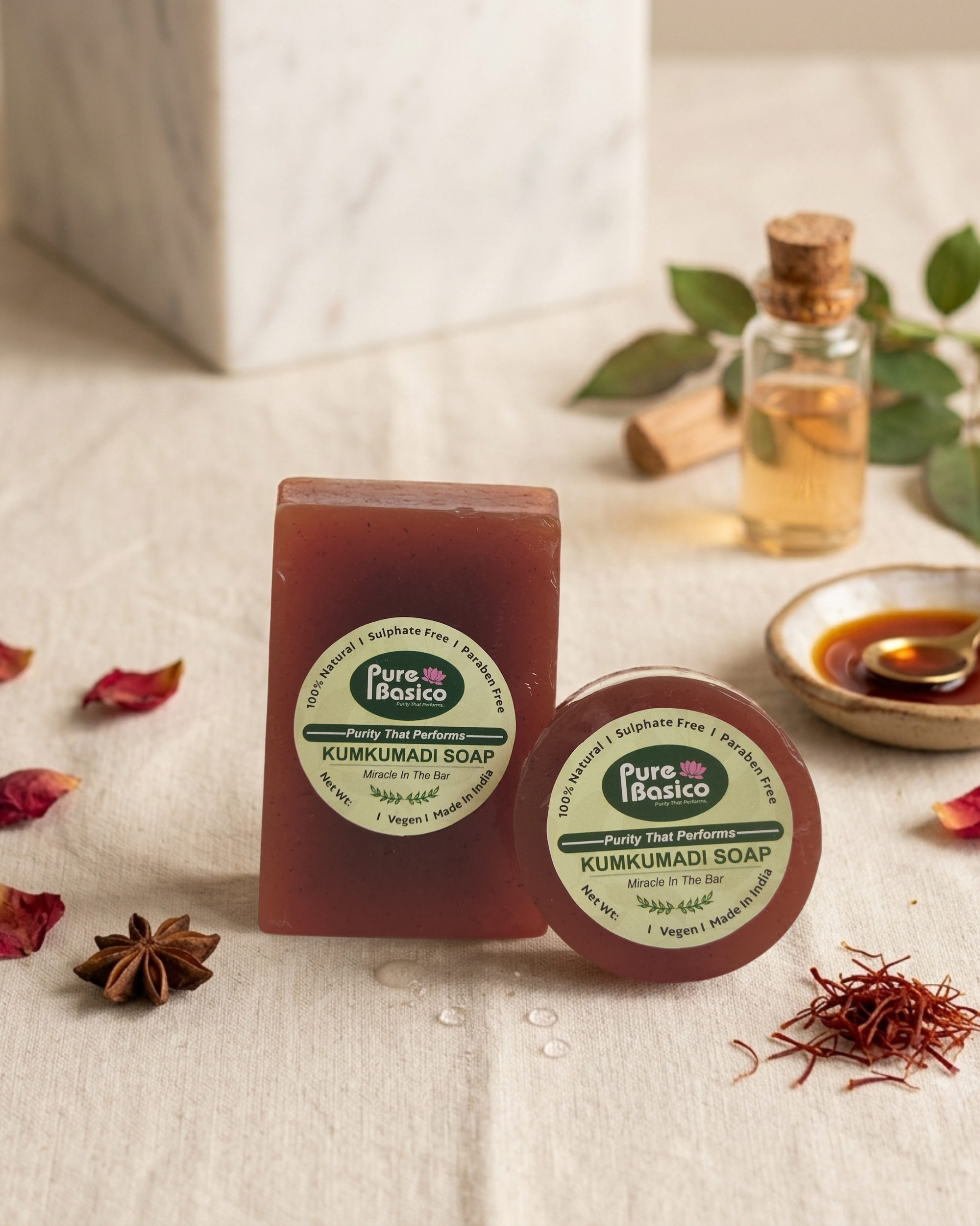 Pure Basico Kumkumadi SOAP - Image 6