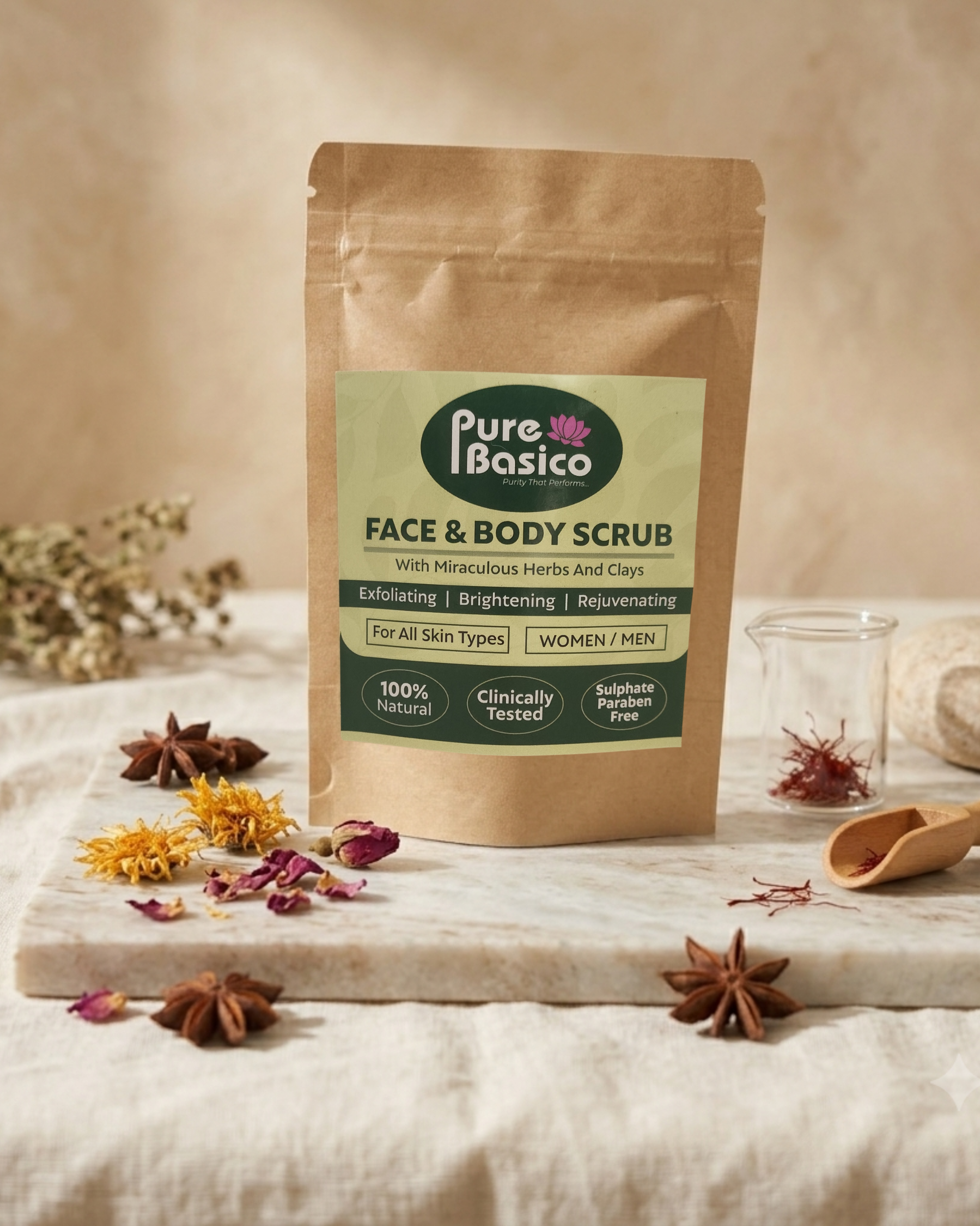 Pure Basico Face & Body Scrub